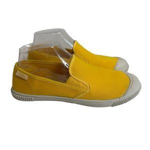 KEEN Santiago Gore Hope Yellow Canvas Slip-On Sneaker Shoes Women's Size 8